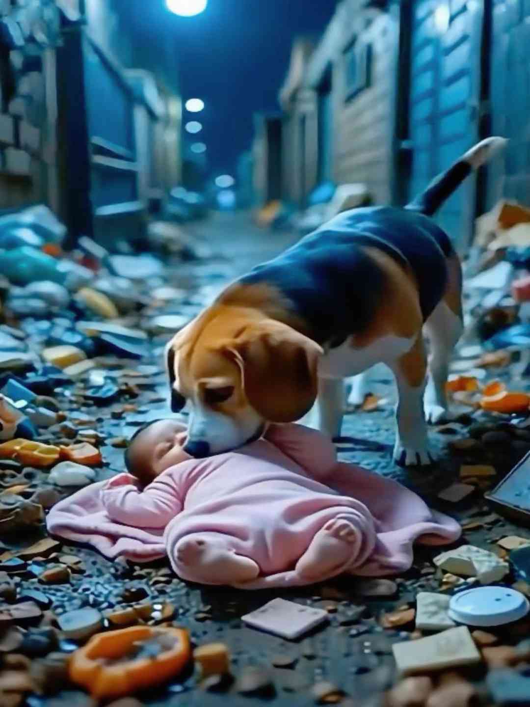 Dog saves baby girl! A True Hero