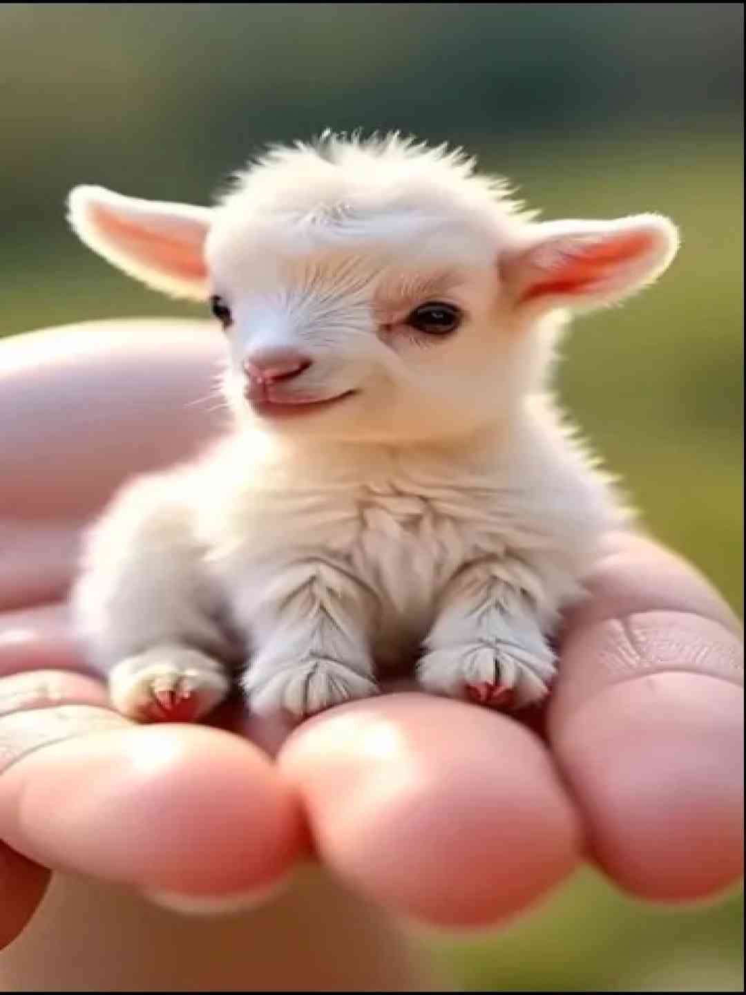pet goat and cat, dog