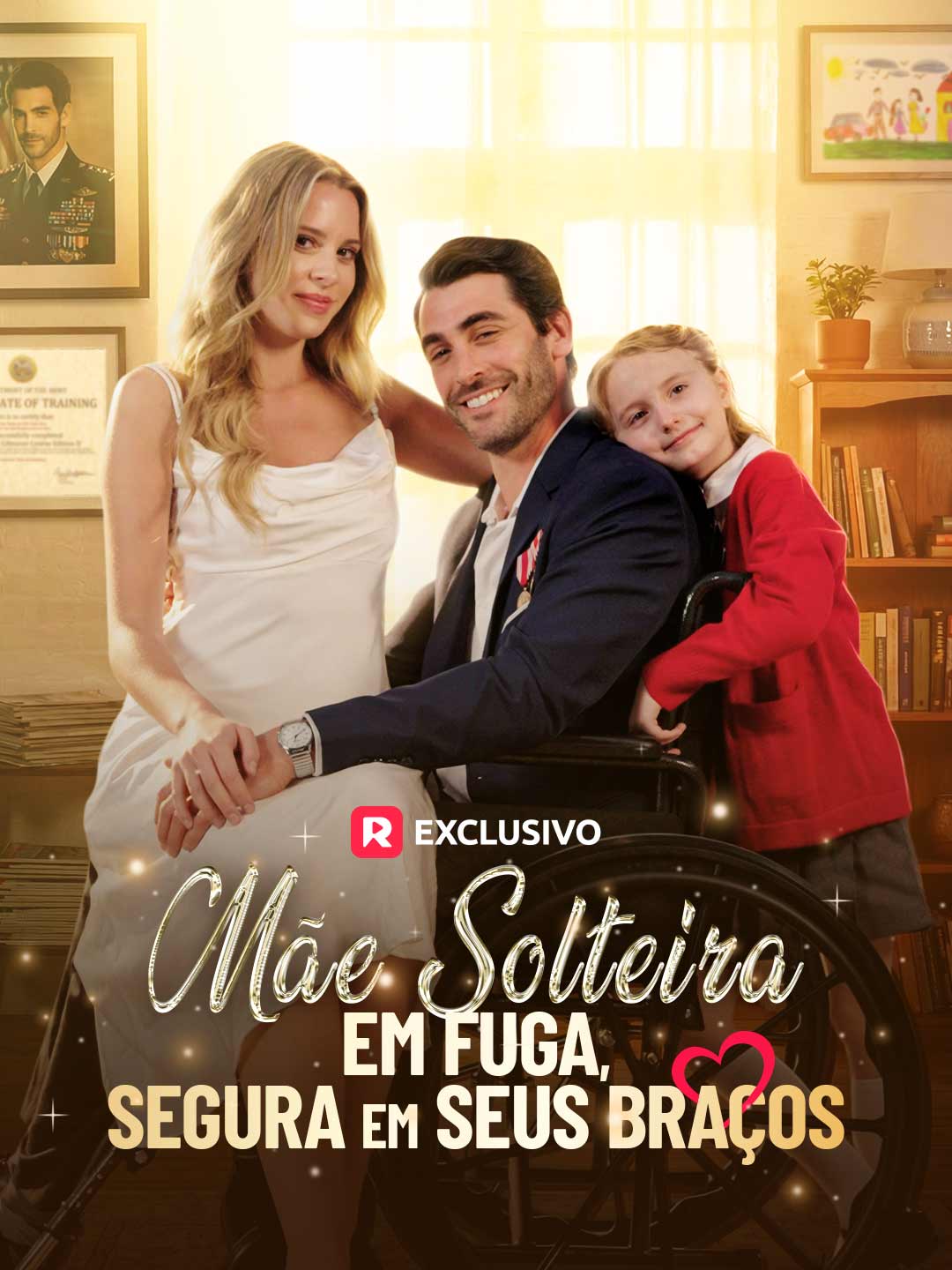 Mãe solteira em fuga, segura em seus braços