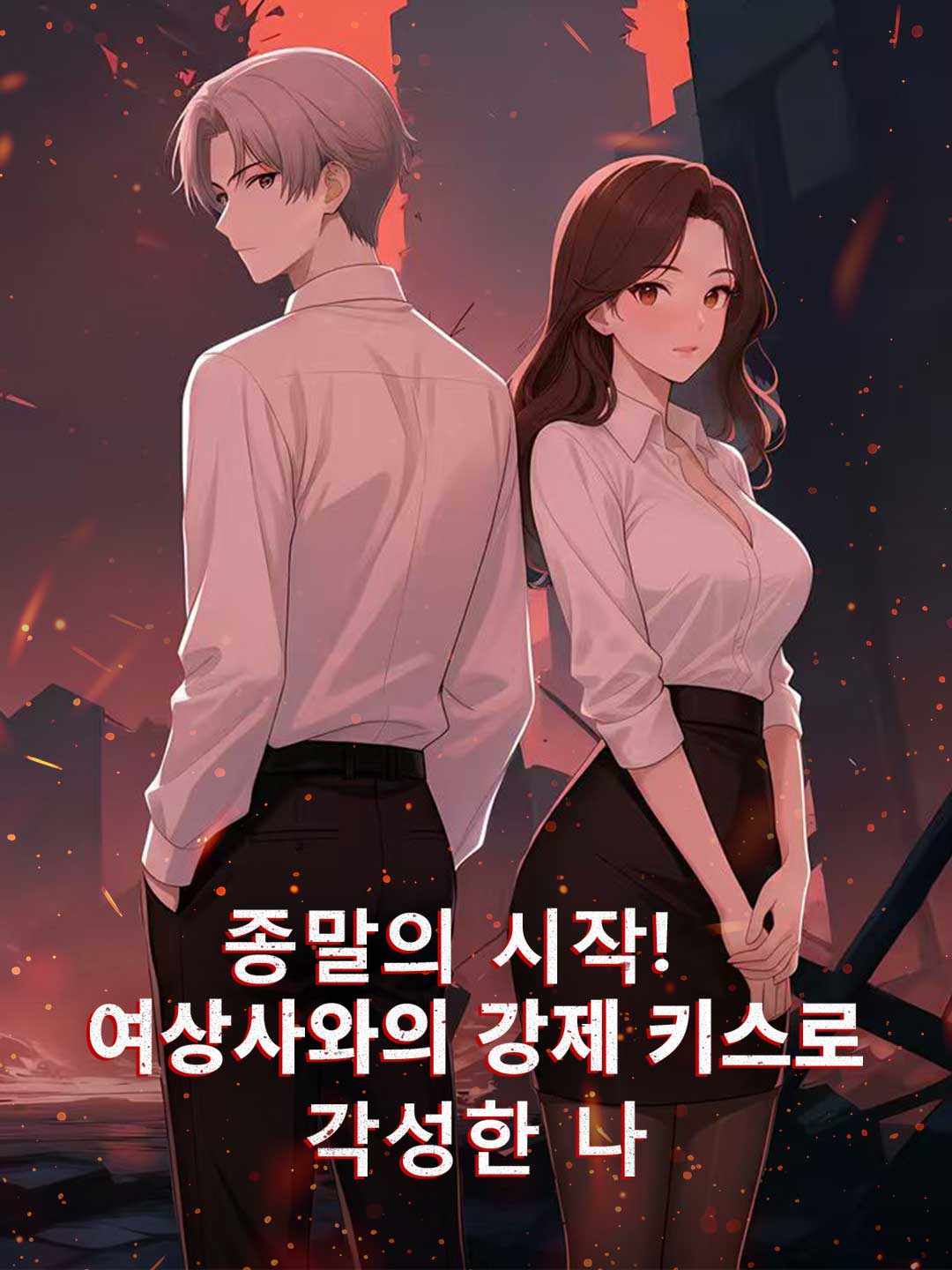 종말의 시작! 여상사와의 강제 키스로 각성한 나
