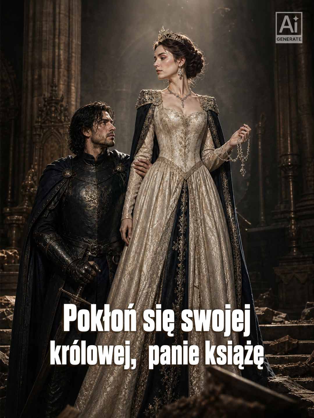 Pokłoń się swojej królowej, panie książę