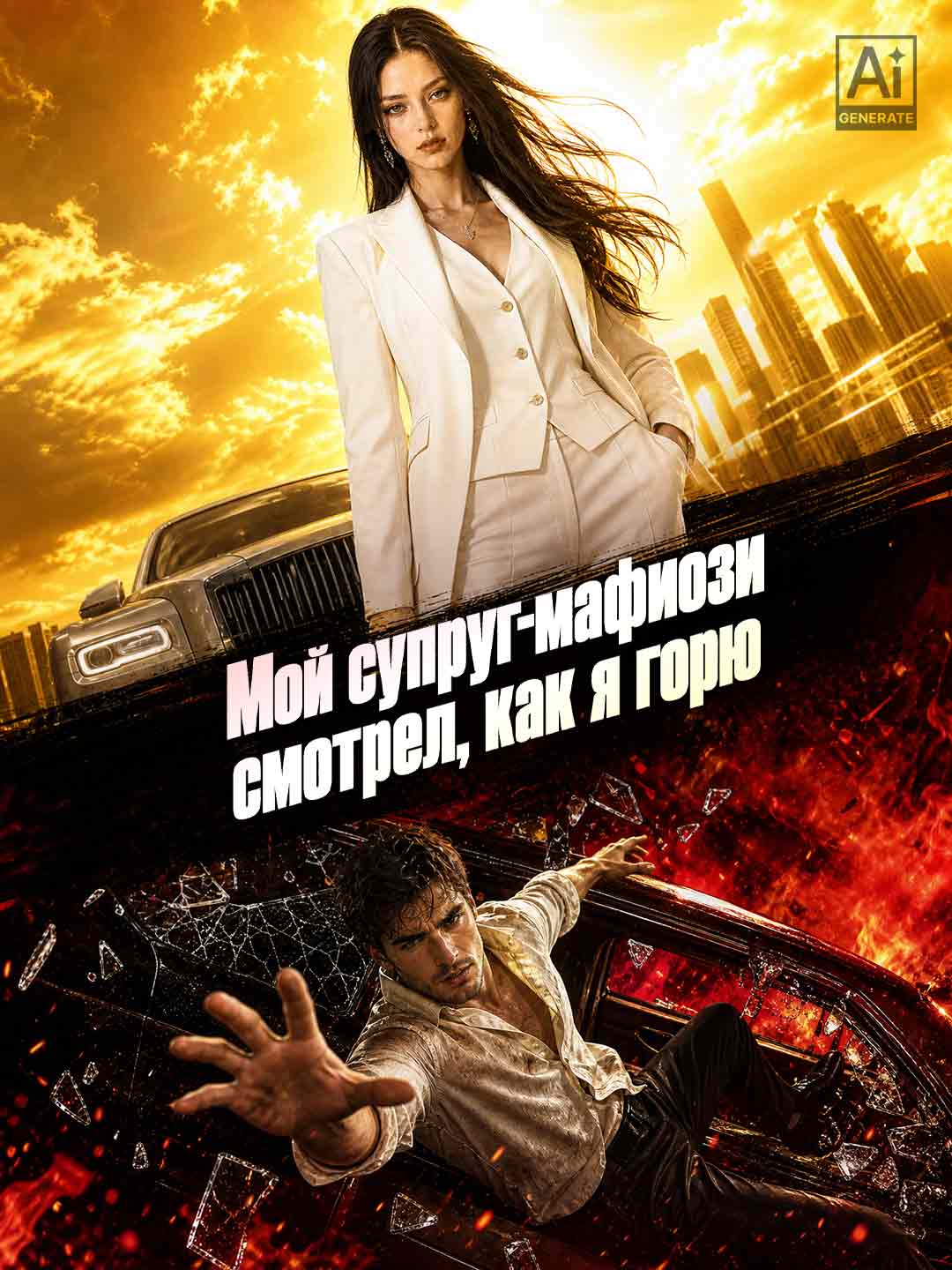 МОЙ СУПРУГ-МАФИОЗИ СМОТРЕЛ, КАК Я ГОРЮ