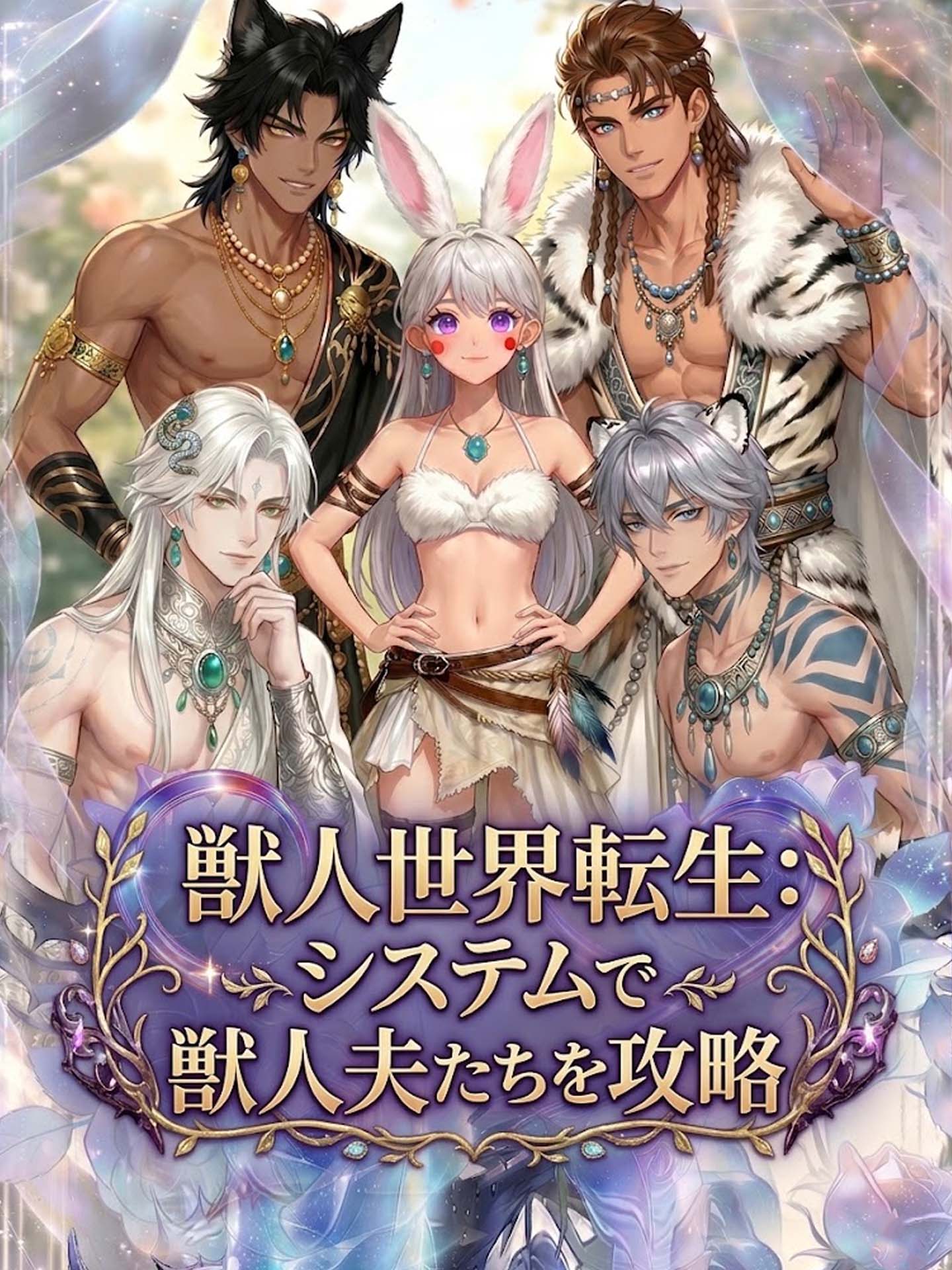 獣人世界転生:システムで獣人夫たちを攻略
