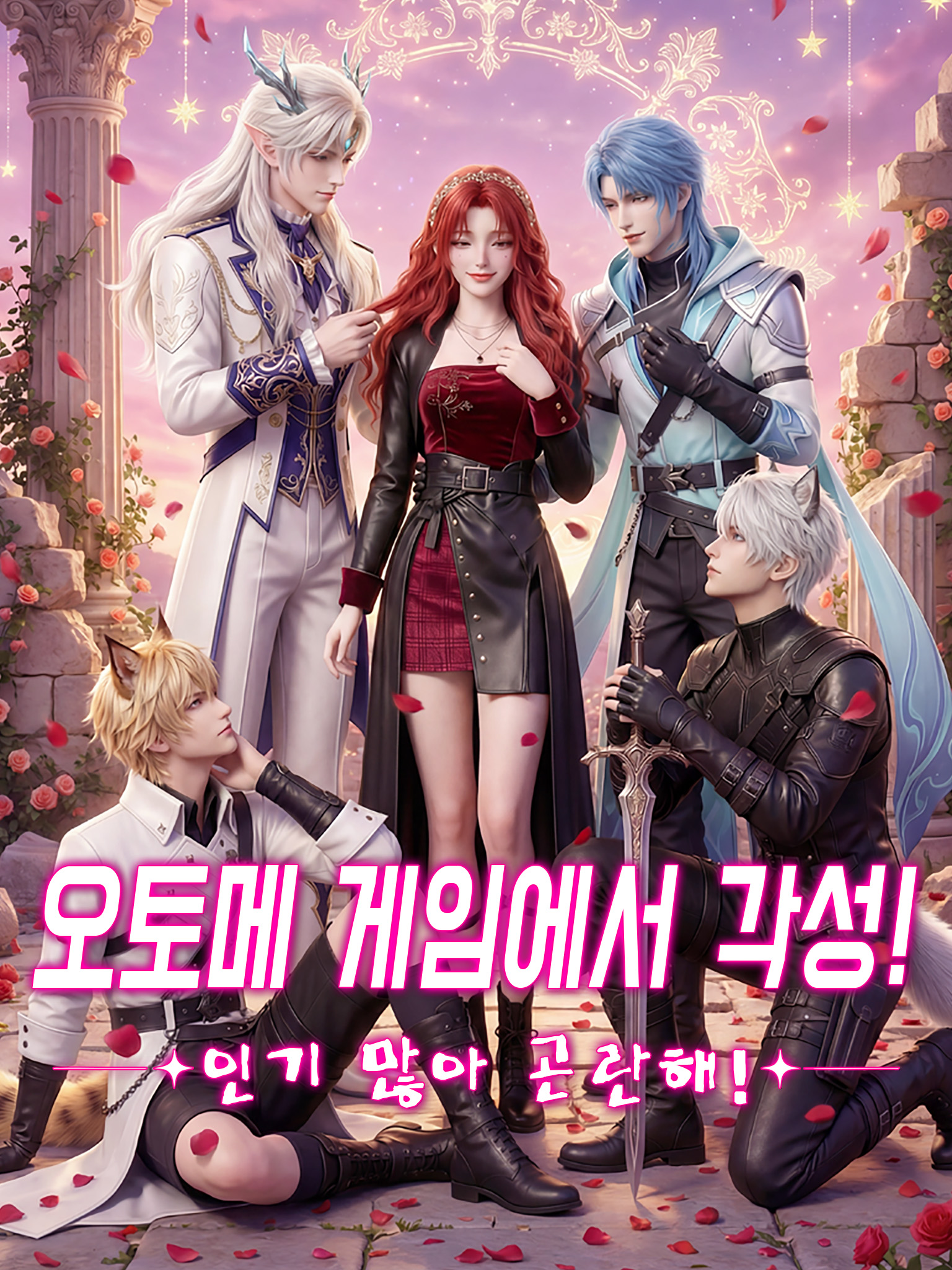 오토메 게임에서 각성! 인기 많아 곤란해!
