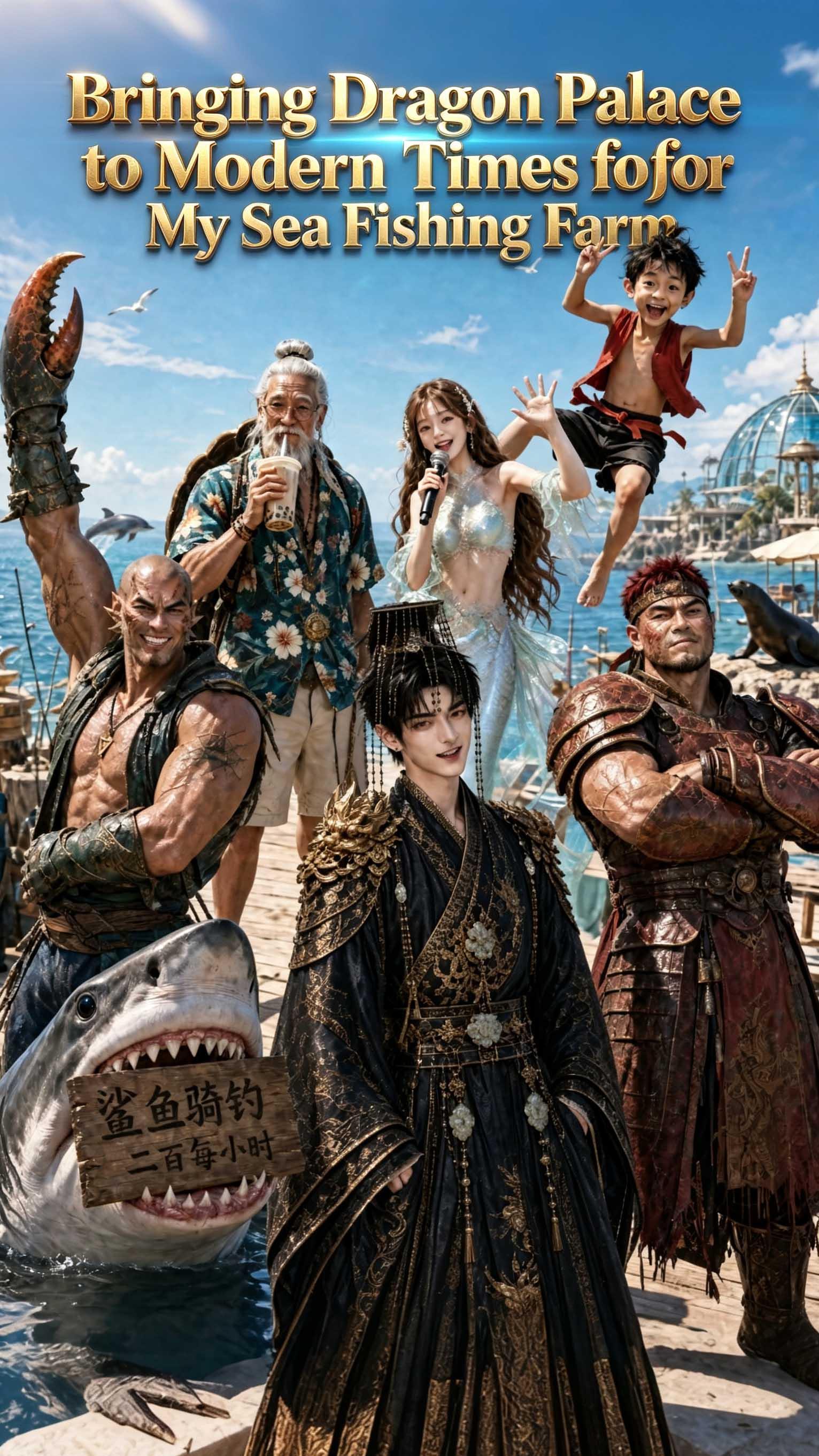 Bringing Dragon Palace to Modern Times for My Sea Fishing Farm