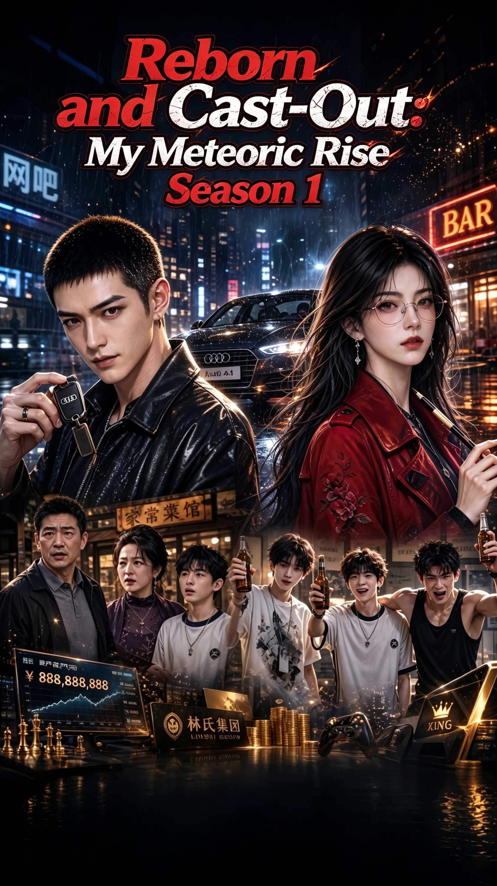 Reborn and Cast‑Out: My Meteoric Rise (Season 1)