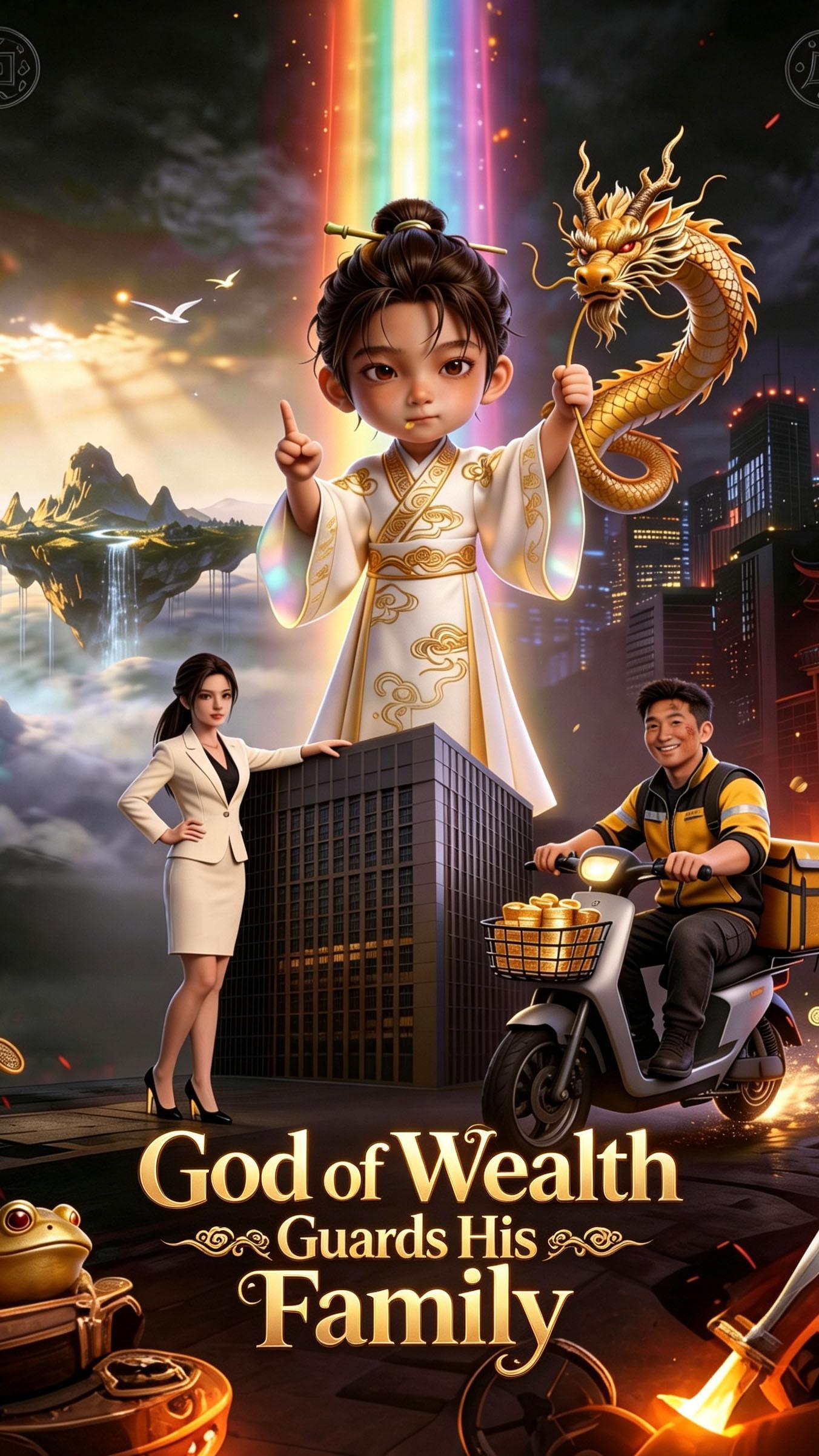 God of Wealth Guards His Family