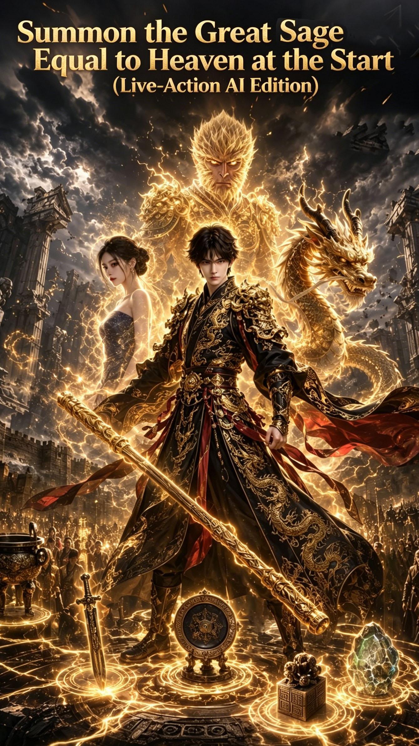 Summon the Great Sage Equal to Heaven at the Start (Live-Action AI Edition)