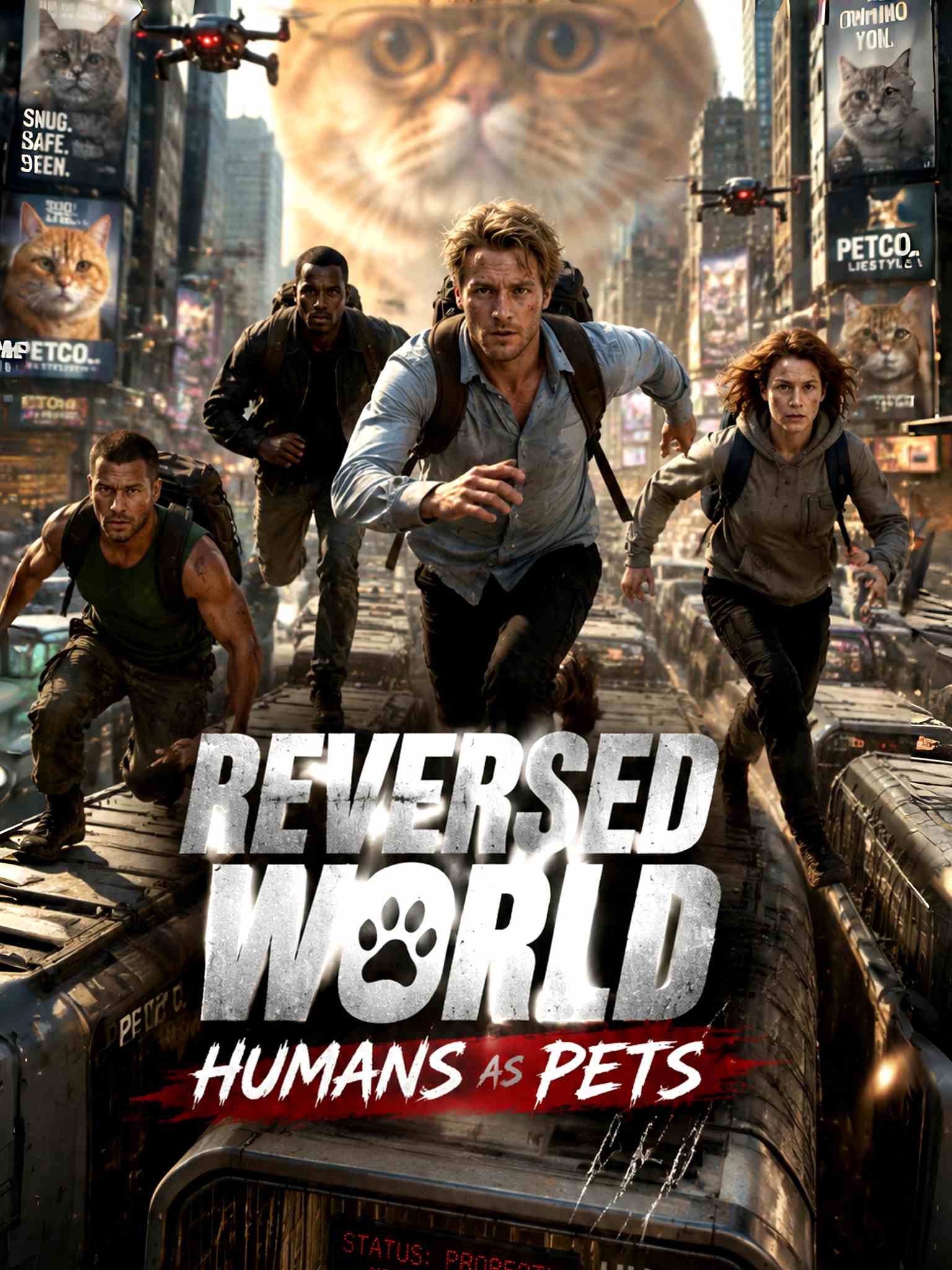 Reversed World: Humans as Pets