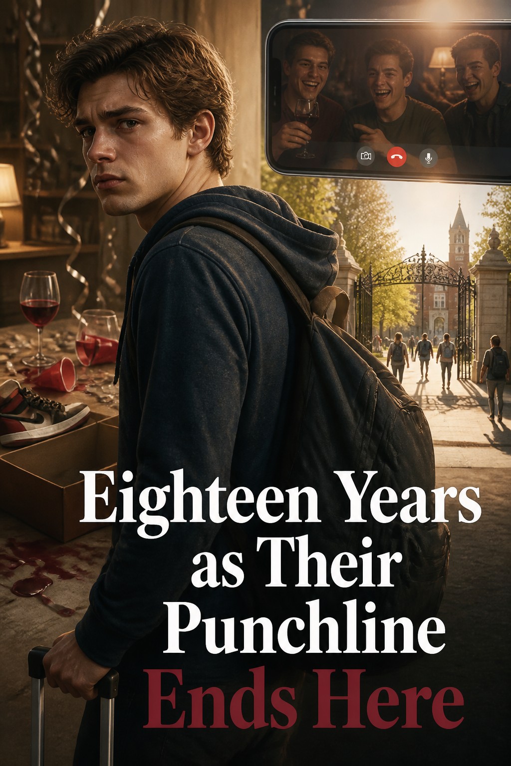Eighteen Years as Their Punchline Ends Here