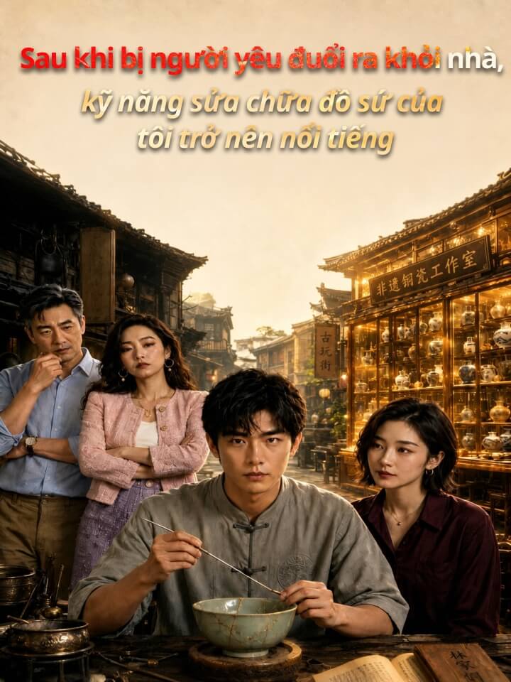 Sau khi bị người yêu đuổi ra khỏi nhà, kỹ năng sửa chữa đồ sứ của tôi trở nên nổi tiếng