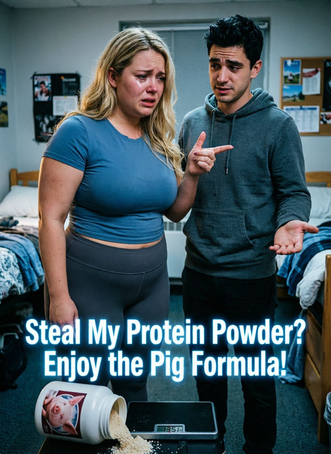 Steal My Protein Powder? Enjoy the Pig Formula!