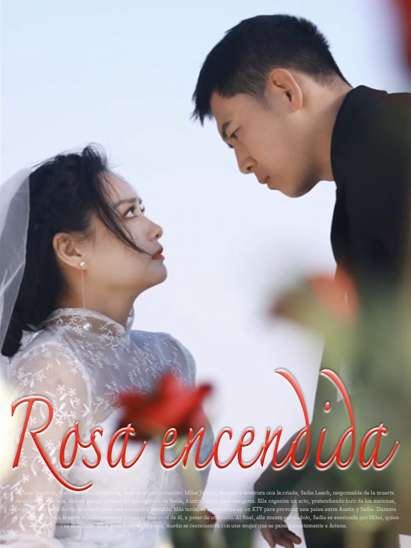 Rosa encendida