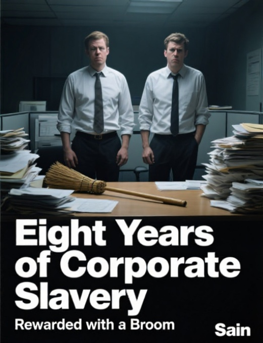 Eight Years of Corporate Slavery, Rewarded with a Broom