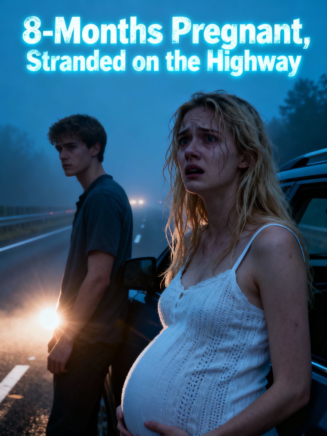 8-Months Pregnant, Stranded on the Highway