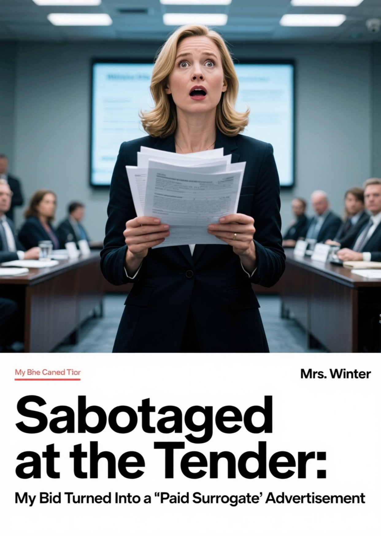 Sabotaged at the Tender: My Bid Turned Into a "Paid Surrogate" Advertisement