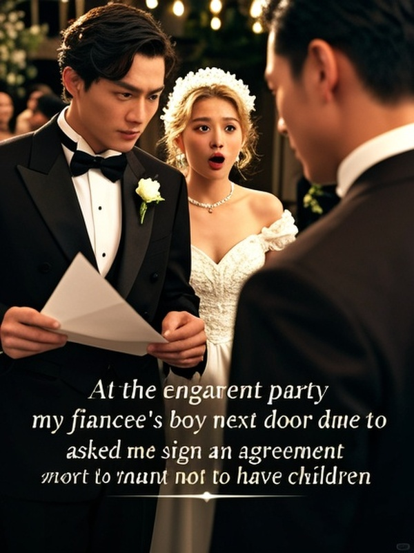 At the engagement party, my fiancee's boy next door asked me to sign an agreement not to have children