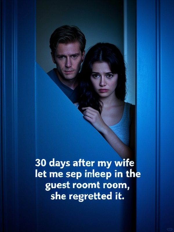 30 days after my wife let me sleep in the guest room, she regretted it.