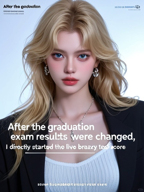 After the graduation exam results were changed, I directly started the live broadcast crazy test score