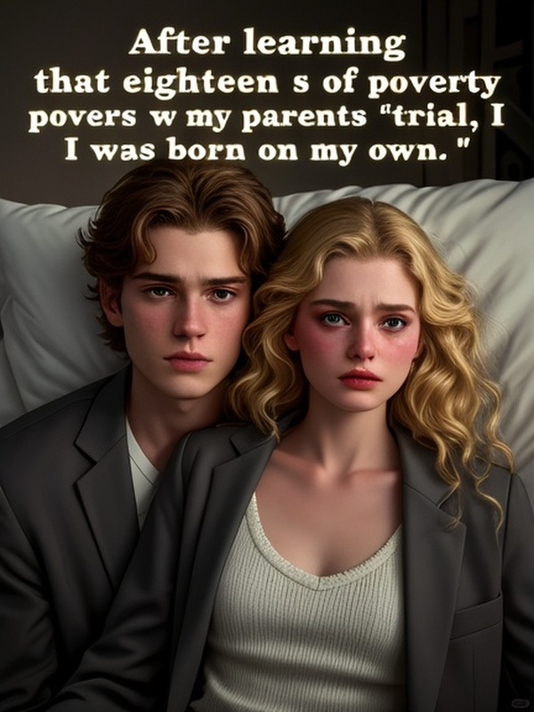After learning that eighteen years of poverty was my parents 'trial, I was born on my own.