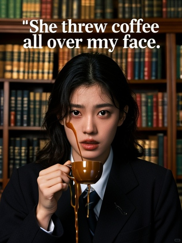 She threw coffee all over my face.