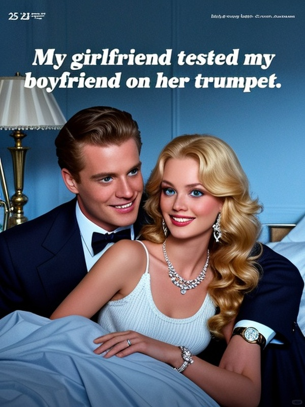 My girlfriend tested my boyfriend on her trumpet.
