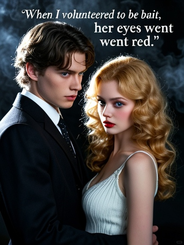 When I volunteered to be bait, her eyes went red.