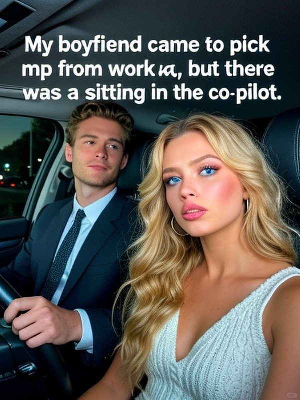 My boyfriend came to pick me up from work, but there was a girl sitting in the co-pilot.
