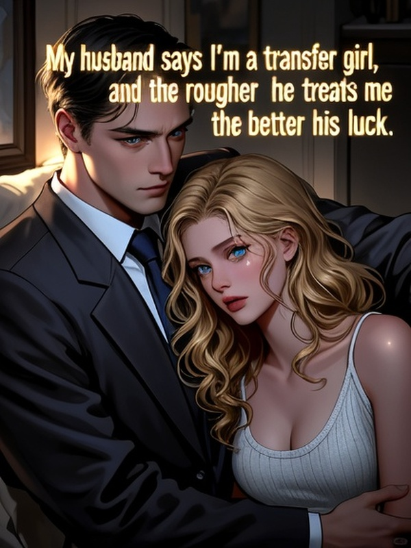 My husband says I'm a transfer girl, and the rougher he treats me, the better his luck.