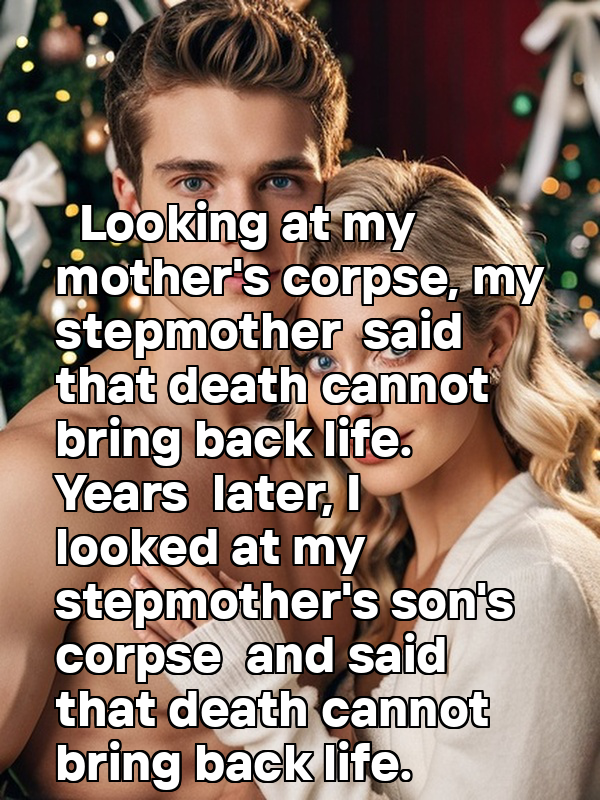 Looking at my mother's corpse, my stepmother said that death cannot bring back life. Years later, I looked at my stepmother's son's corpse and said that death cannot bring back life.