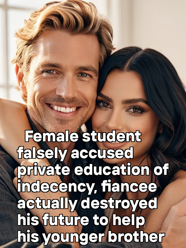 Female student falsely accused private education of indecency, fiancee actually destroyed his future to help his younger brother