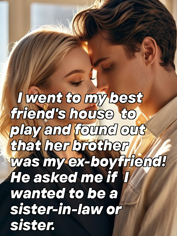 I went to my best friend's house to play and found out that her brother was my ex-boyfriend! He asked me if I wanted to be a sister-in-law or sister.