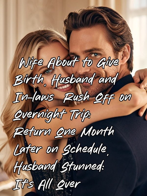 Wife About to Give Birth, Husband and In-laws Rush Off on Overnight Trip; Return One Month Later on Schedule, Husband Stunned: It's All Over