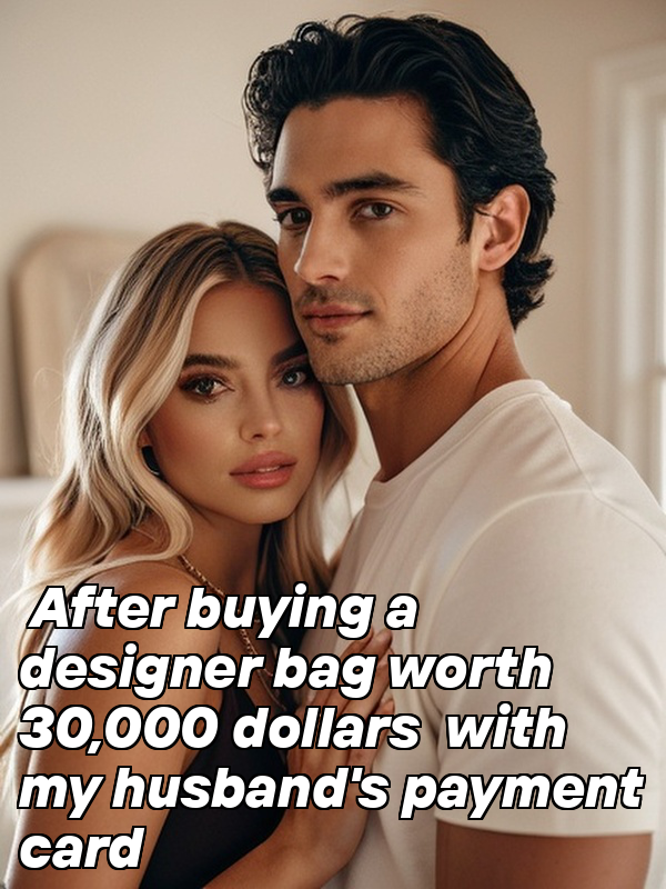 After buying a designer bag worth 30,000 dollars with my husband's payment card