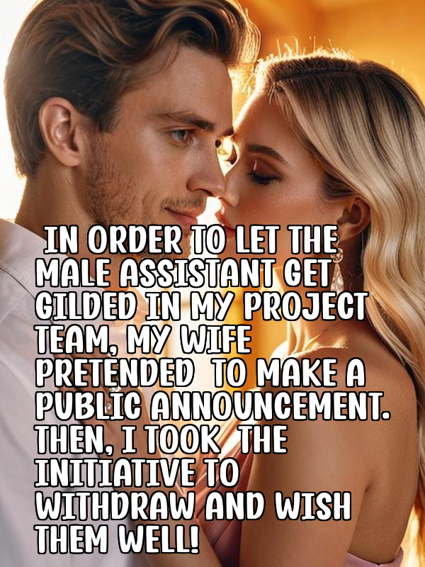 In Order to Let the Male Assistant Get Gilded in My Project Team, My Wife Pretended to Make a Public Announcement. Then, I Took the Initiative to Withdraw and Wish Them Well!
