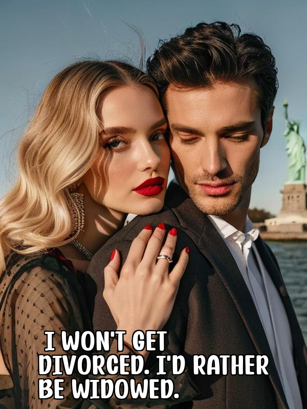 I won't get divorced. I'd rather be widowed.
