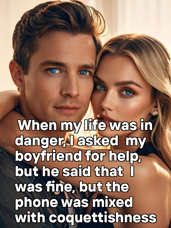 When my life was in danger, I asked my boyfriend for help, but he said that I was fine, but the phone was mixed with coquettishness