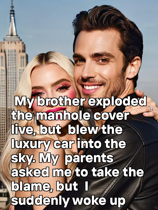 My brother exploded the manhole cover live, but blew the luxury car into the sky. My parents asked me to take the blame, but I suddenly woke up