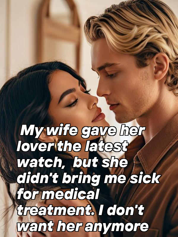 My wife gave her lover the latest watch, but she didn't bring me sick for medical treatment. I don't want her anymore