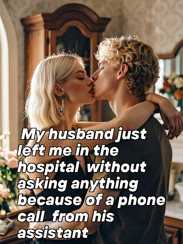 My husband just left me in the hospital without asking anything because of a phone call from his assistant