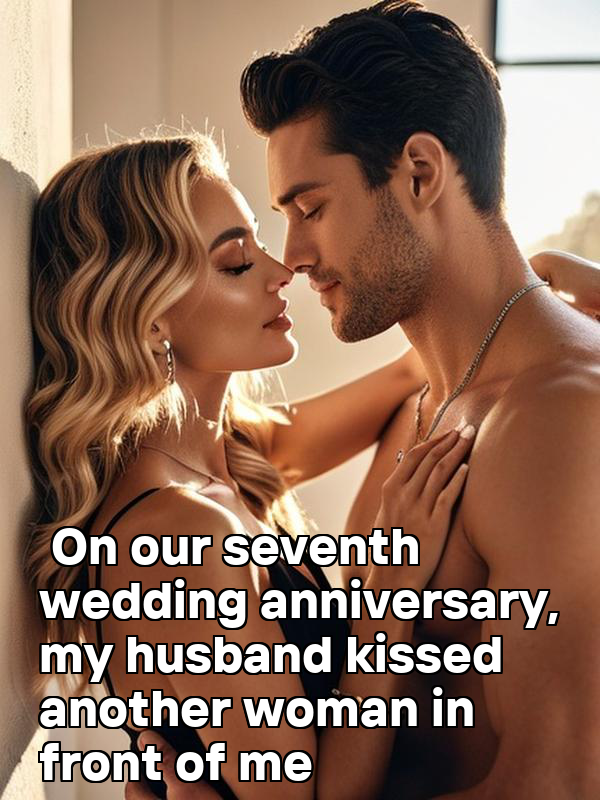 On our seventh wedding anniversary, my husband kissed another woman in front of me