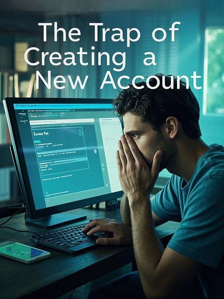 The Trap of Creating a New Account