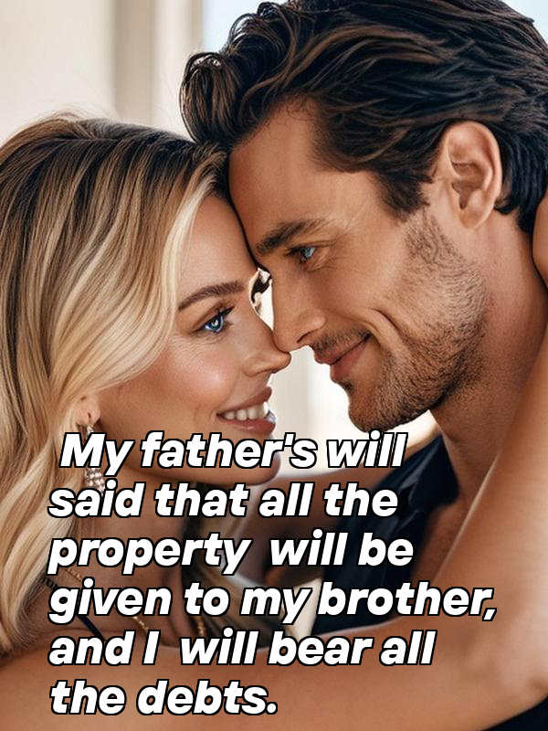 My father's will said that all the property will be given to my brother, and I will bear all the debts.