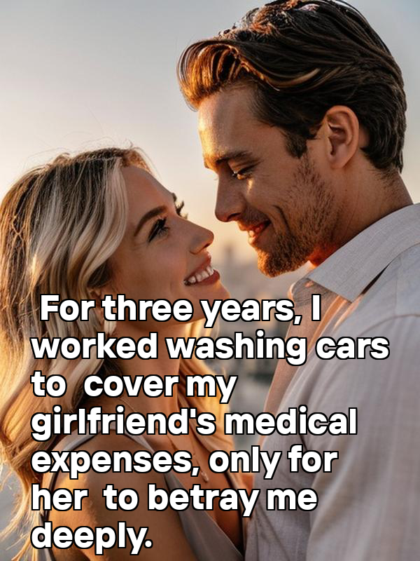 For three years, I worked washing cars to cover my girlfriend's medical expenses, only for her to betray me deeply.