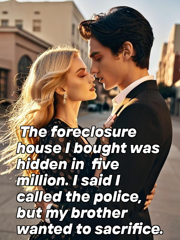 The foreclosure house I bought was hidden in five million. I said I called the police, but my brother wanted to sacrifice.
