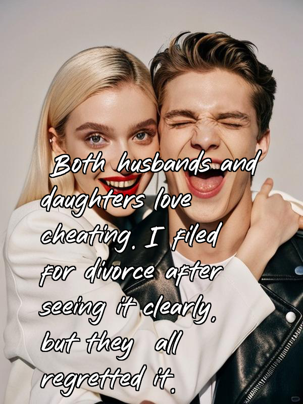Both husbands and daughters love cheating. I filed for divorce after seeing it clearly, but they all regretted it.