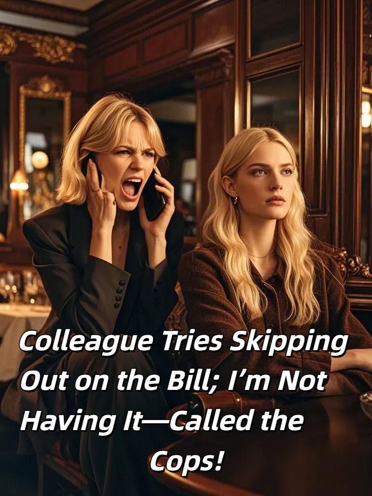 Colleague Tries Skipping Out on the Bill; I’m Not Having It—Called the Cops!