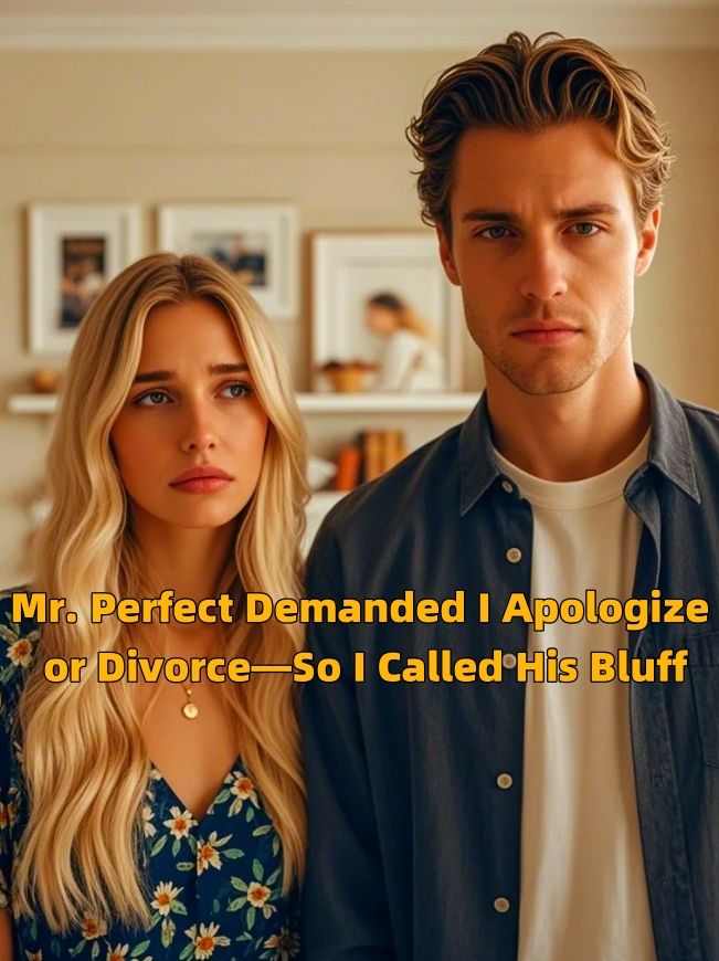 Mr. Perfect Demanded I Apologize or Divorce—So I Called His Bluff