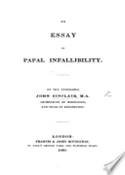 An Essay on Papal Infallibility
