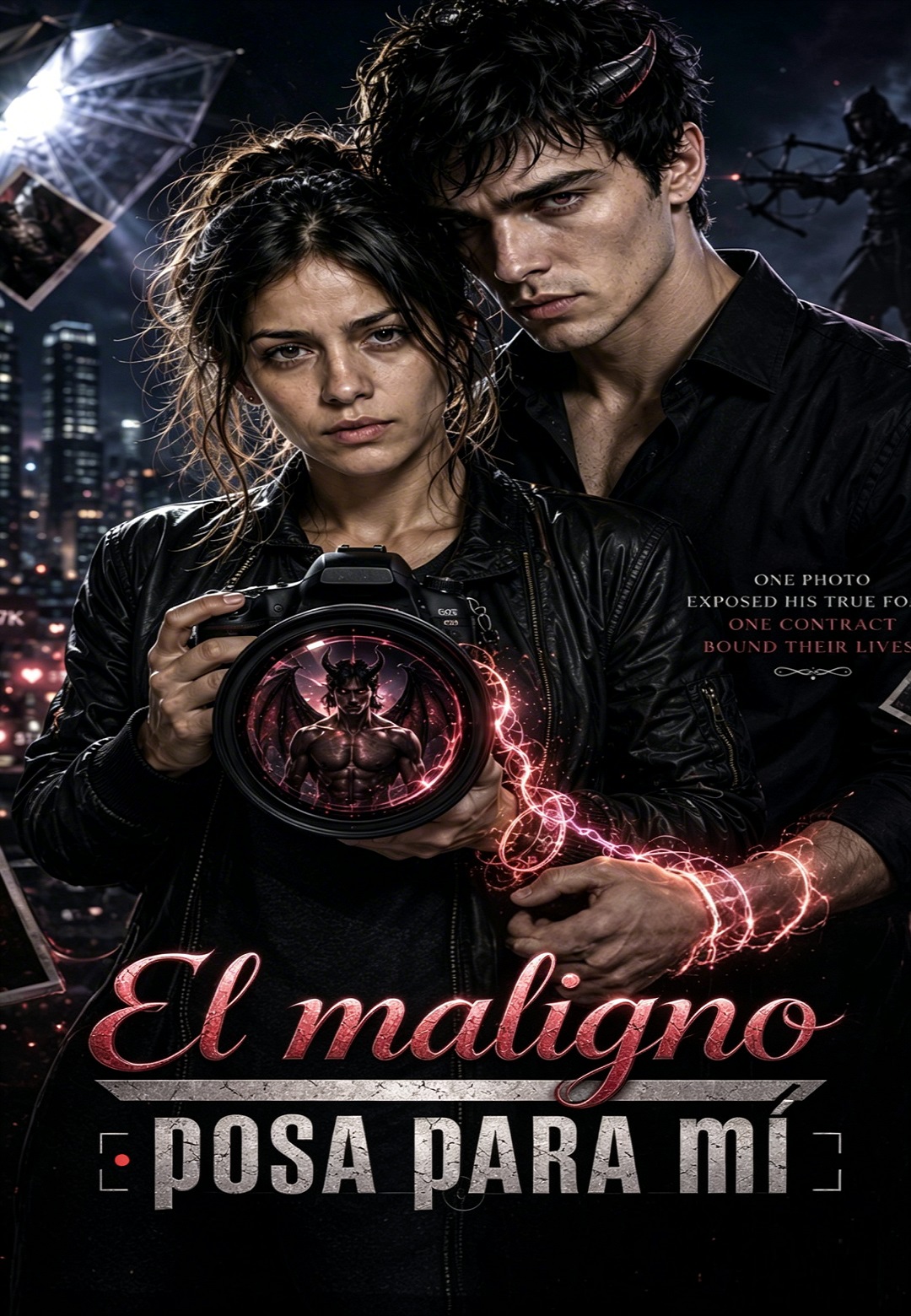 El maligno posa para mí